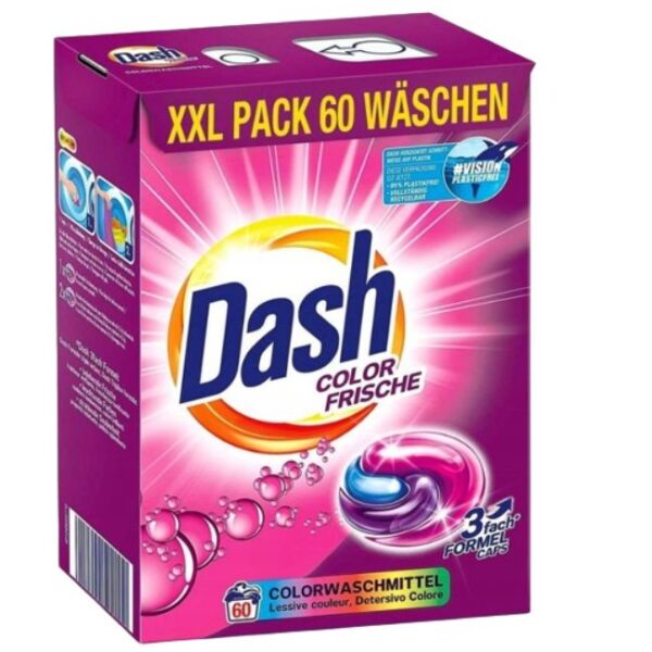 Kapsułki prania kolor DASH Color Frische 60sztuk