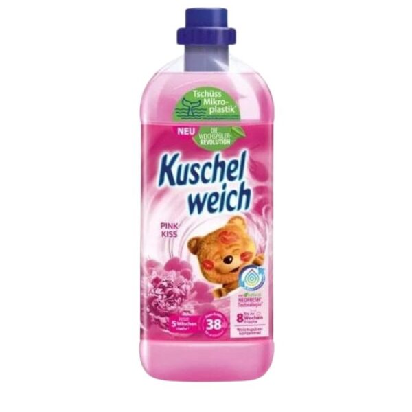 Płyn do płukania tkanin Kuschelweich Pink Kiss Różowy 38 pł 1,0l